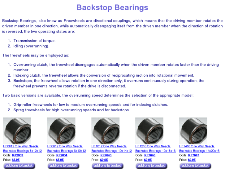 www.backstopbearings.com