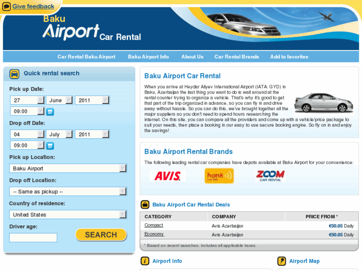 www.bakuairportcarrental.com