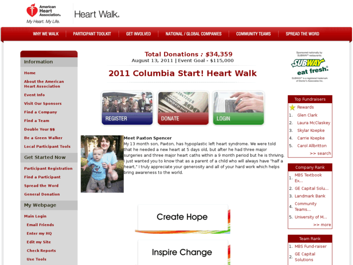 www.columbiaheartwalk.org