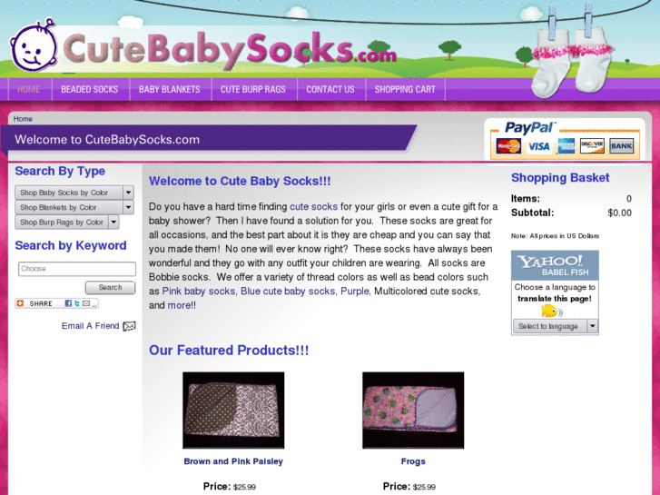 www.cutebabysocks.com