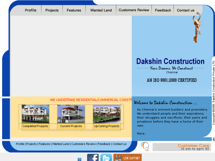 www.dakshinconstructions.com