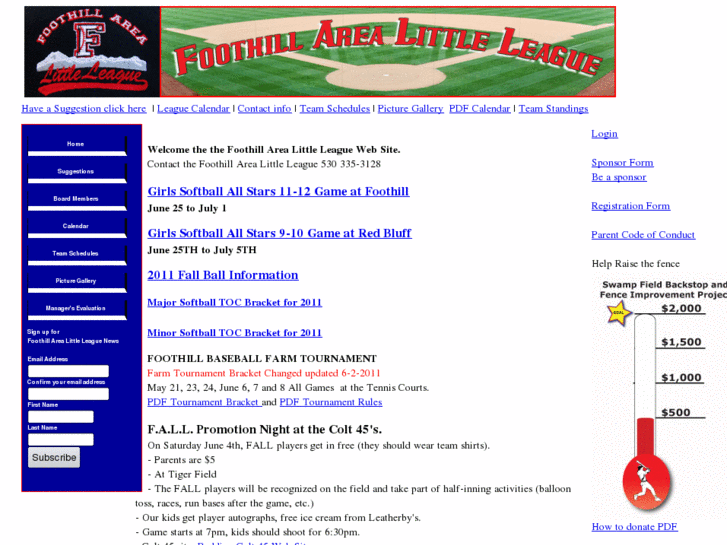 www.foothillarealittleleague.com