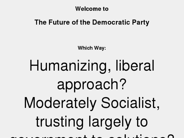 www.futureofthedemocraticparty.com