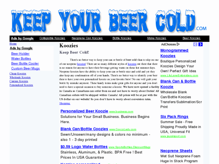 www.keepyourbeercold.com