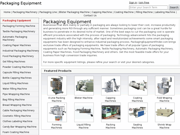 www.packagingequipmentfinder.com