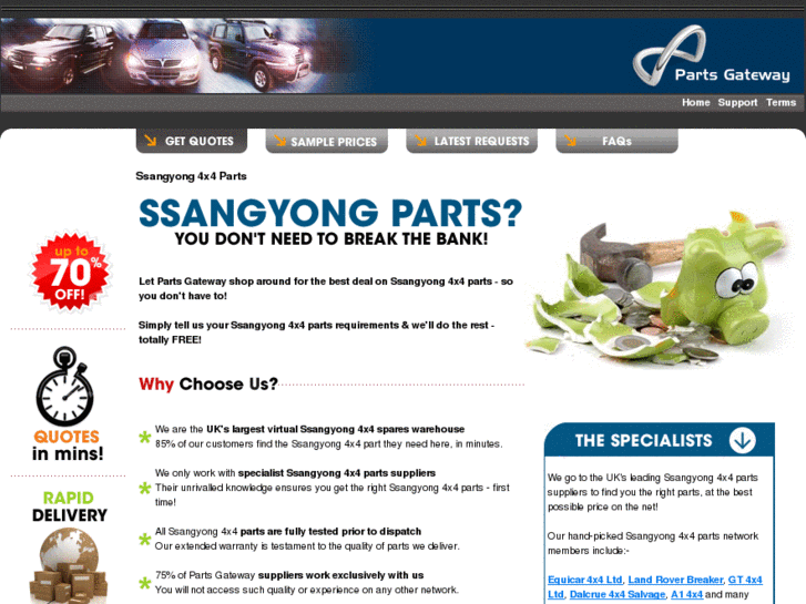 www.ssangyongpartsgateway.co.uk