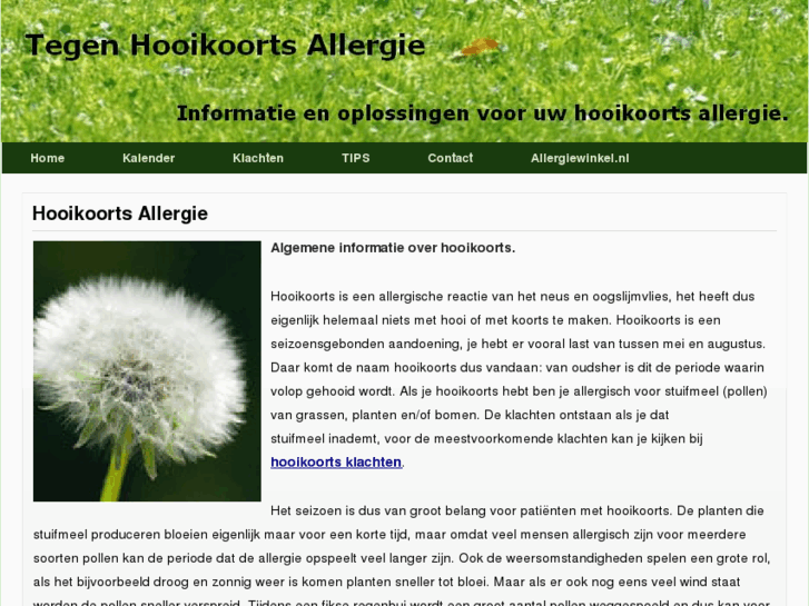 www.tegen-hooikoorts.nl