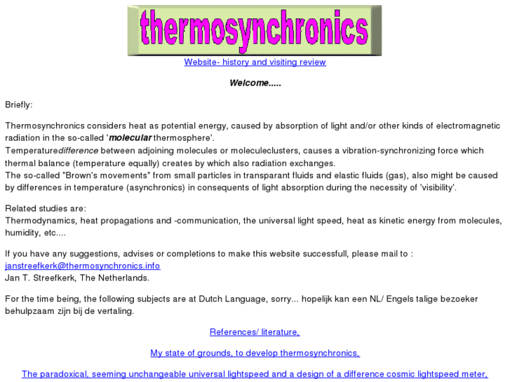 www.thermosynchronics.info