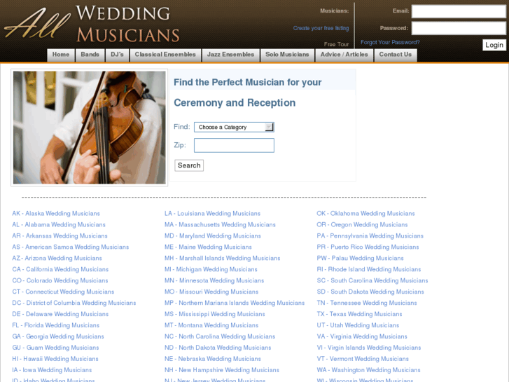 www.weddingmusicians.org