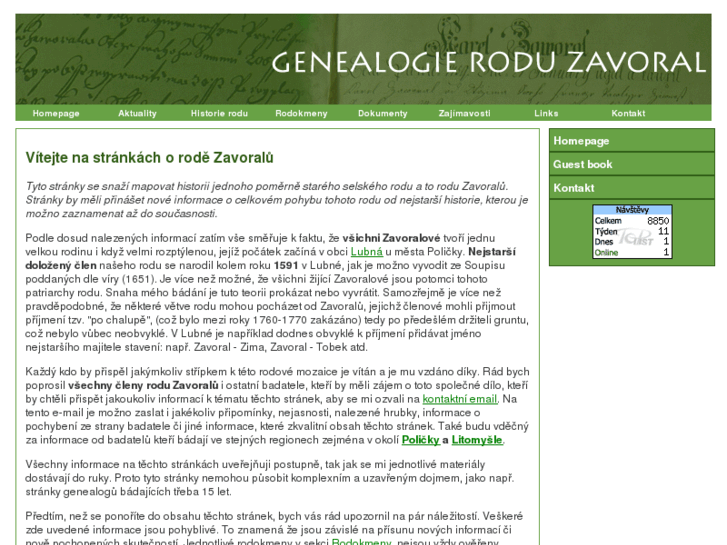 www.zavoral-genealogy.com