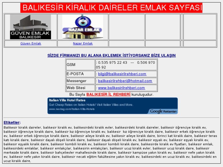 www.balikesirkiralikdaireler.com