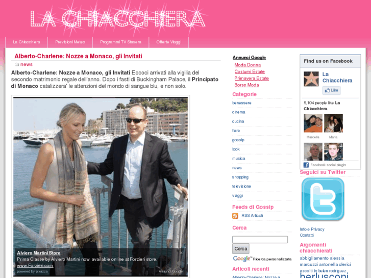 www.lachiacchiera.it