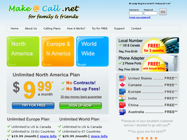 www.makeacall.net