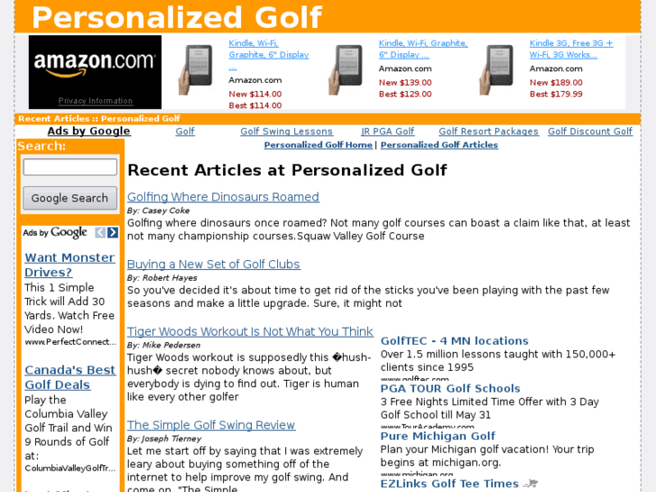 www.personalizedgolf.net