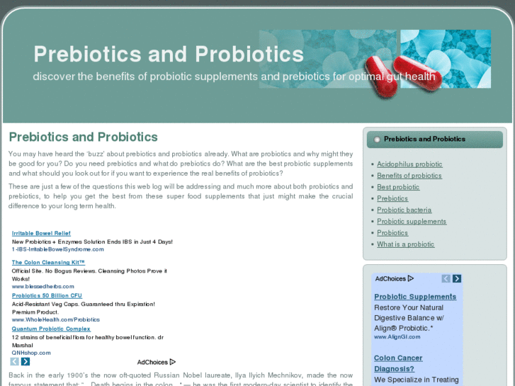 www.prebioticsandprobiotics.com