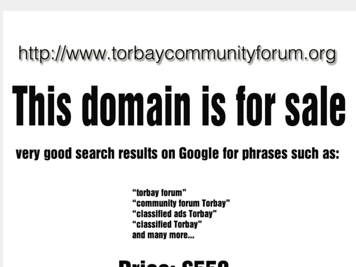 www.torbaycommunityforum.org