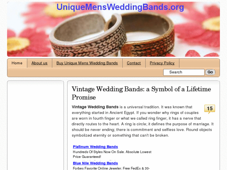 www.uniquemensweddingbands.org