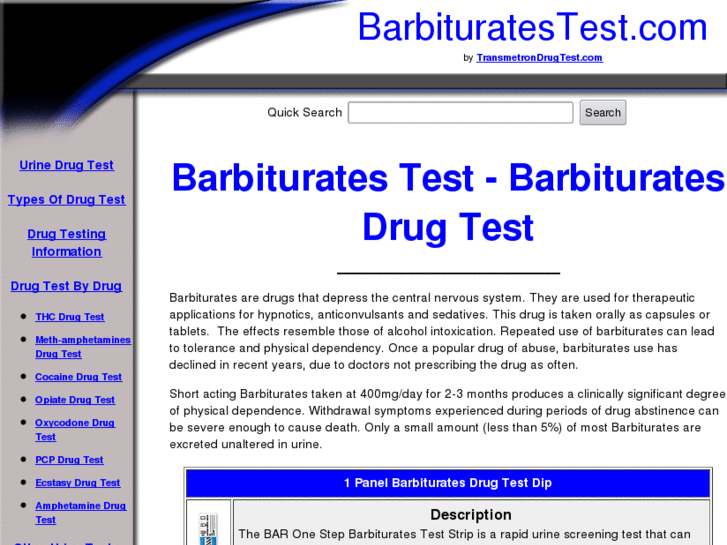 www.barbituratestest.com