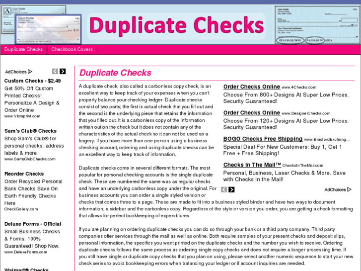 www.duplicatechecks.net