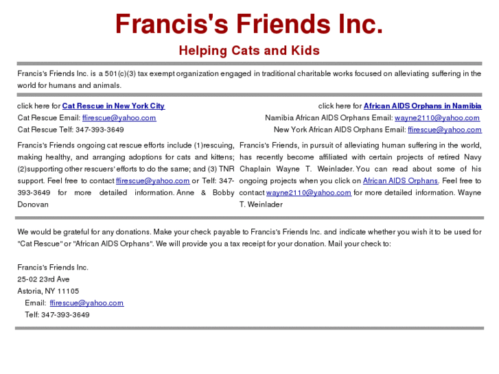 www.francisfriends.org