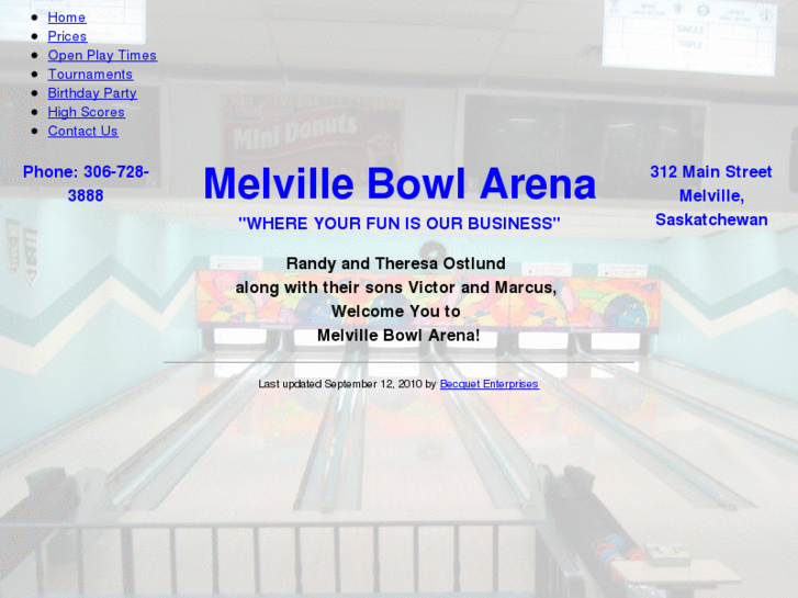 www.melvillebowlarena.com