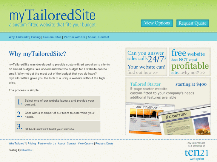 www.mytailoredsite.com