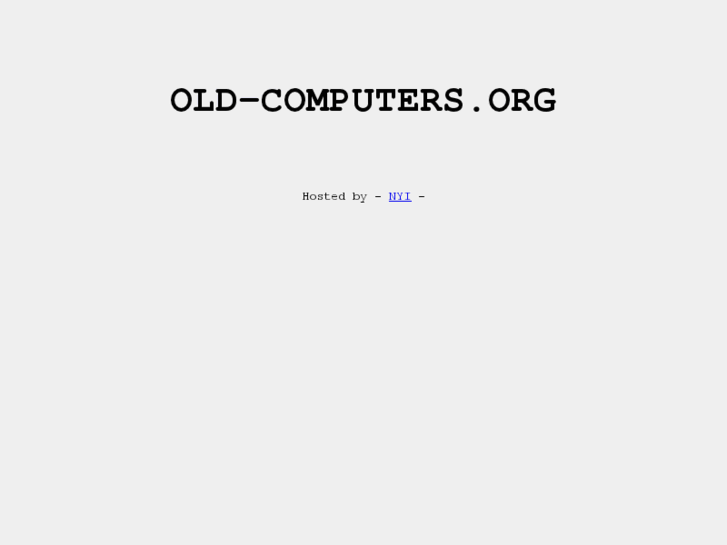 www.old-computers.org