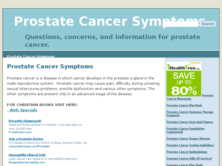 www.prostatecancersymptom.org