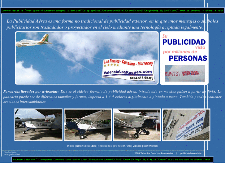 www.publicidadaerea.info