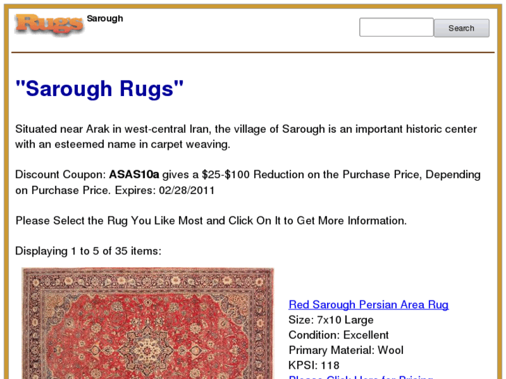 www.saroughrugs.com