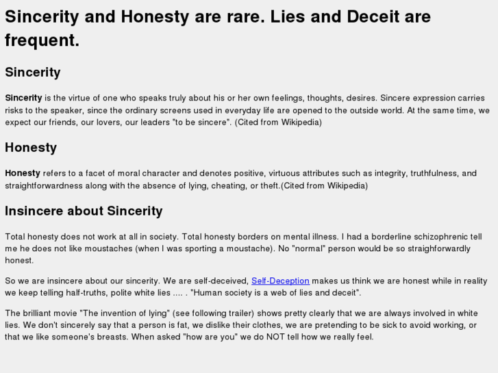 www.sincerity.org