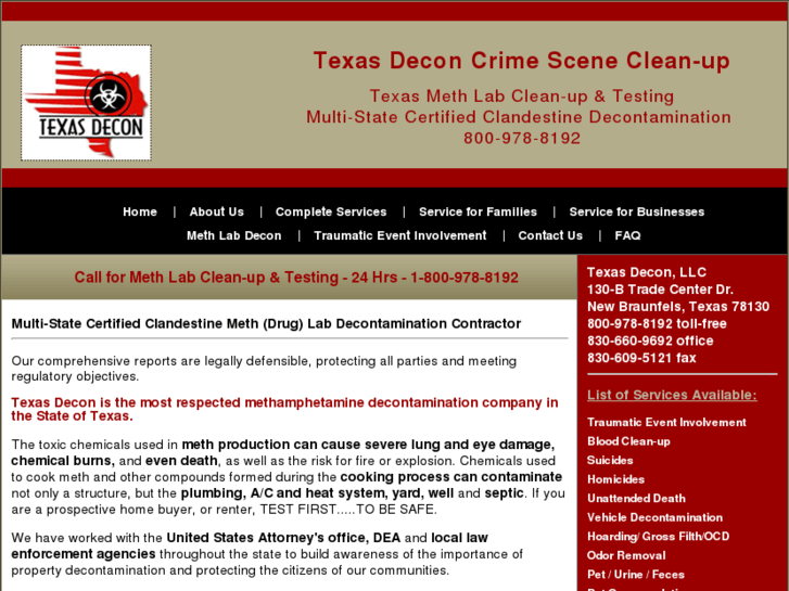 www.texasmethlabcleanup.com