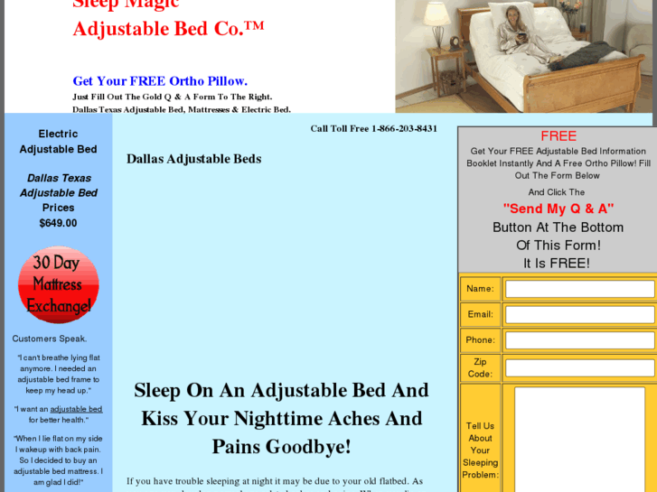 www.adjustablebeds-dallas-texas.com