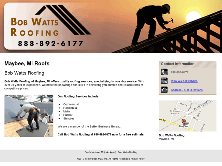 www.bobwattsroofingmonroe.com