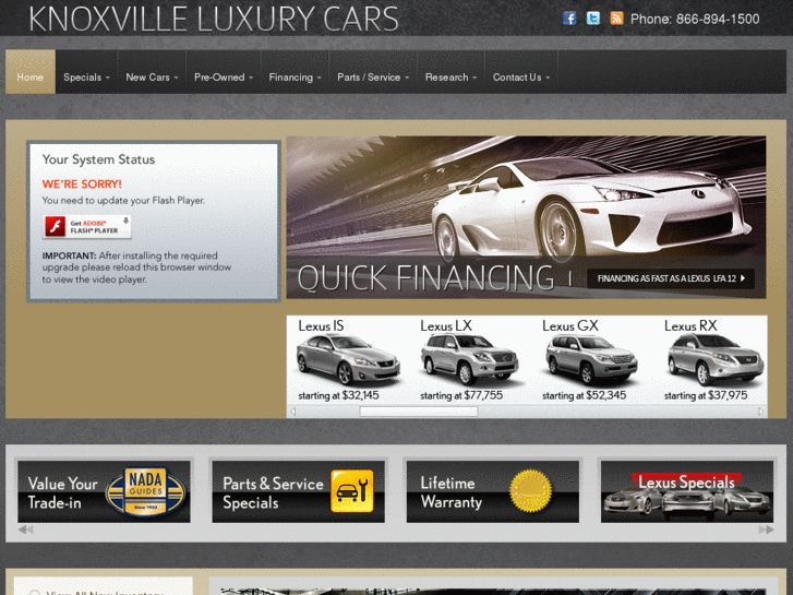 www.knoxvilleluxurycars.com