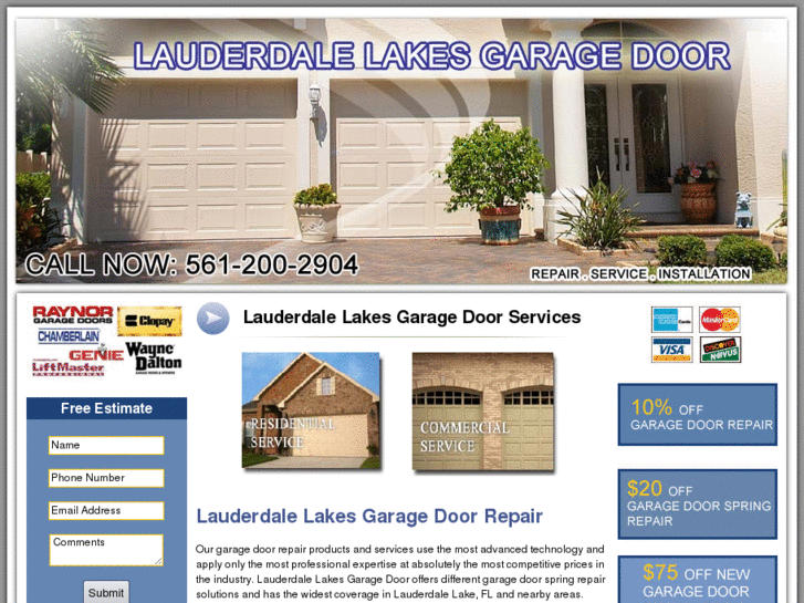 www.lauderdalelakesgaragedoor.com