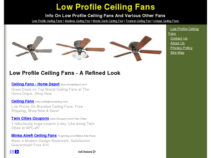 www.lowprofileceilingfans.org