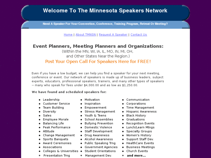 www.minnesotaspeakersnetwork.com