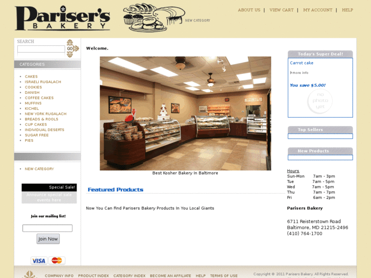 www.parisersbakery.com