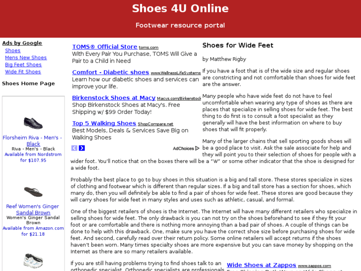 www.shoes4uonline.com