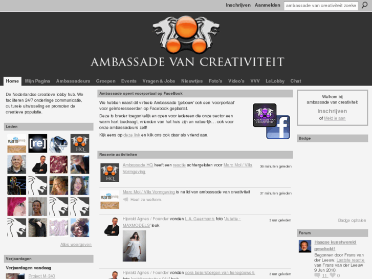 www.ambassadevancreativiteit.nl