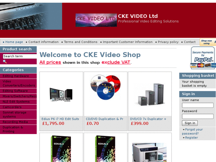 www.ckevideo.co.uk