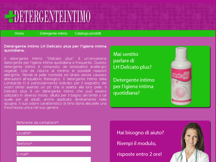 www.detergenteintimo.it