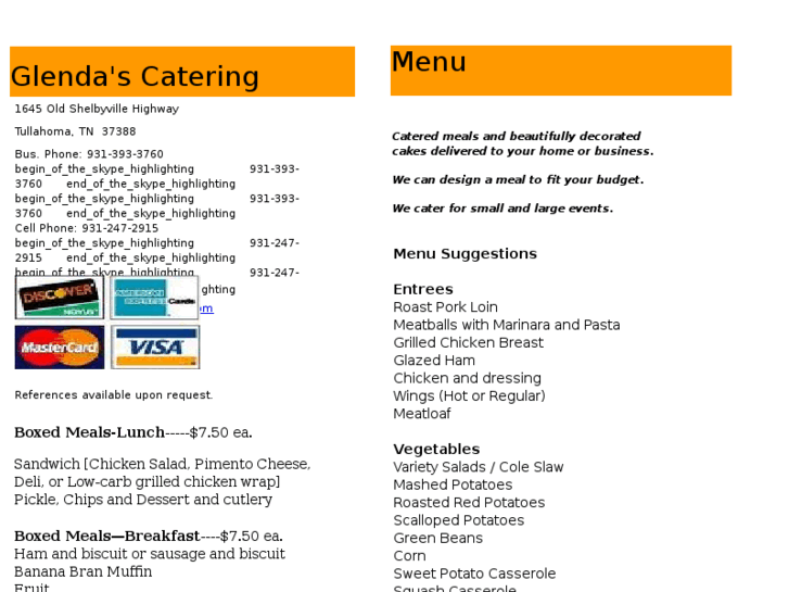 www.glendascatering.com