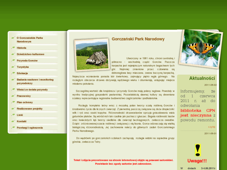 www.gorczanskipark.pl