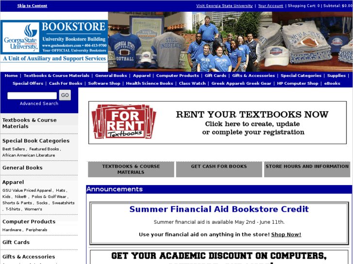 www.gsubookstore.com