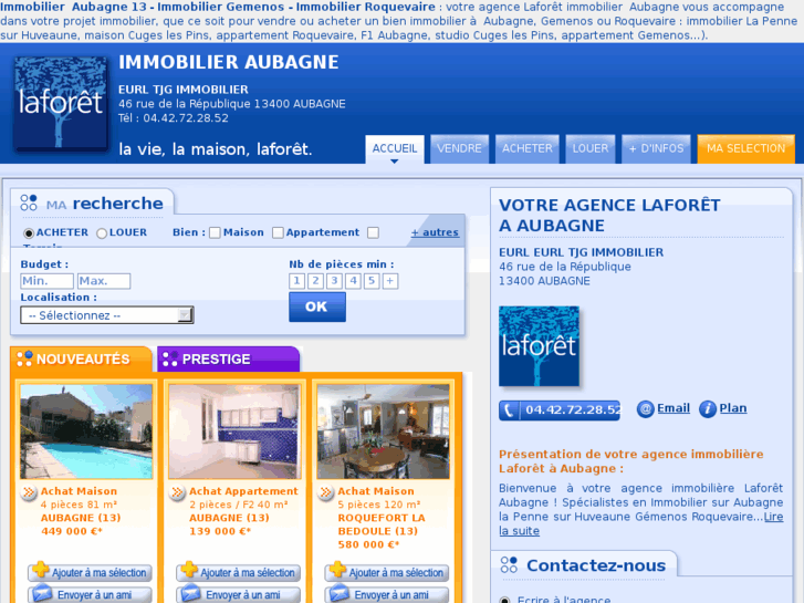 www.laforet-immobilier-aubagne.com