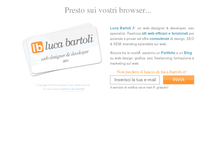 www.luca-bartoli.it