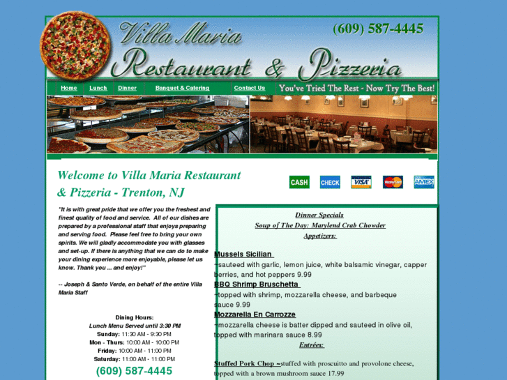 www.villamariarestaurant.net