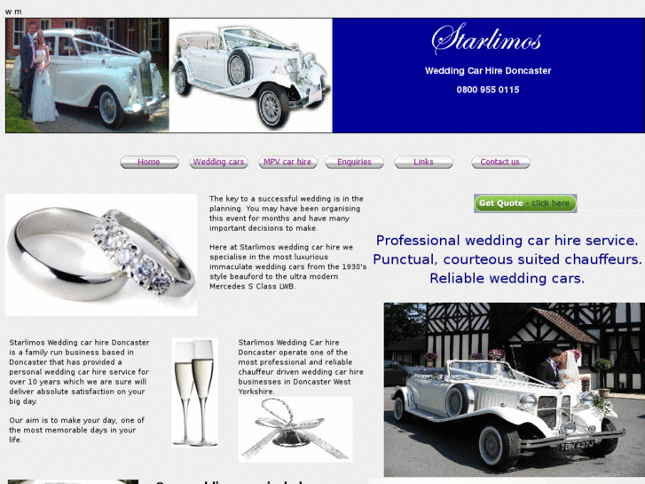 www.wedding-car-hire-doncaster.co.uk